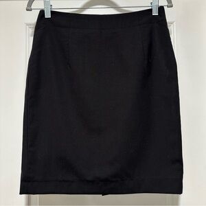 Banana Republic Women’s Black Wool Blend Pencil Skirt Size 4